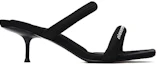 Lookbook (W) Alexander Wang Julie 'Sandal Stiletto Hitam Terbuka' 30321S034001