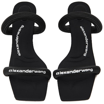 (W) Sandal Tumit Tinggi Terbuka 'Alexander Wang Julie' Hitam 30321S034001 Shop (W) Sandal Tumit Tinggi Terbuka 'Alexander Wang Julie' Hitam 30321S034001