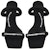 (W) Sandal Tumit Tinggi Terbuka 'Alexander Wang Julie' Hitam 30321S034001