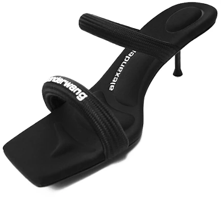 (W) Alexander Wang Julie 'Sandal Stiletto Hitam Terbuka' 30321S034001 Shop (W) Alexander Wang Julie 'Sandal Stiletto Hitam Terbuka' 30321S034001