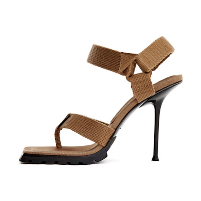 (W) Alexander Wang Julie Heeled Sandals 'Brown'