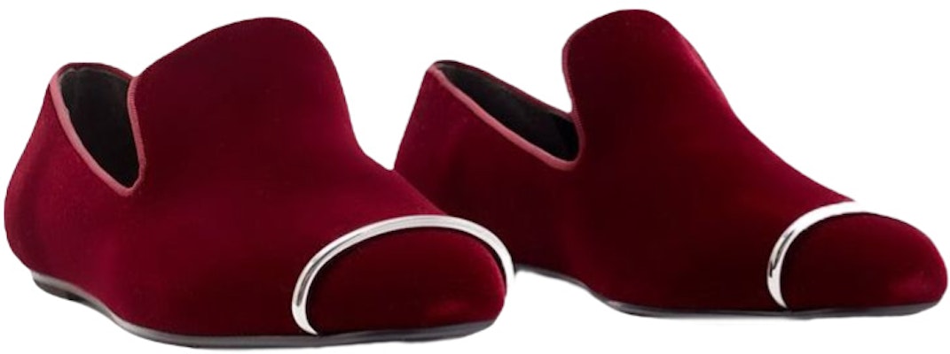 (W) Alexander Wang Kallie 'Mocasines de Terciopelo Rojo Intenso' 3037F0038T624 Order (W) Alexander Wang Kallie 'Mocasines de Terciopelo Rojo Intenso' 3037F0038T624