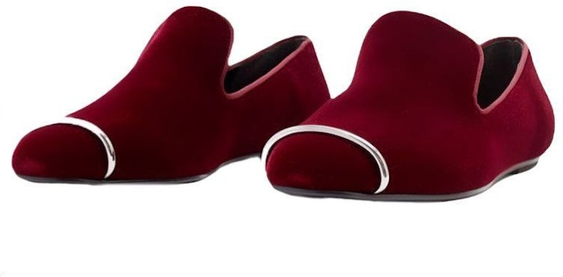 (Women) Alexander Wang Kallie 'Deep Red Velvet Loafers' 3037F0038T624 Shop (Women) Alexander Wang Kallie 'Deep Red Velvet Loafers' 3037F0038T624