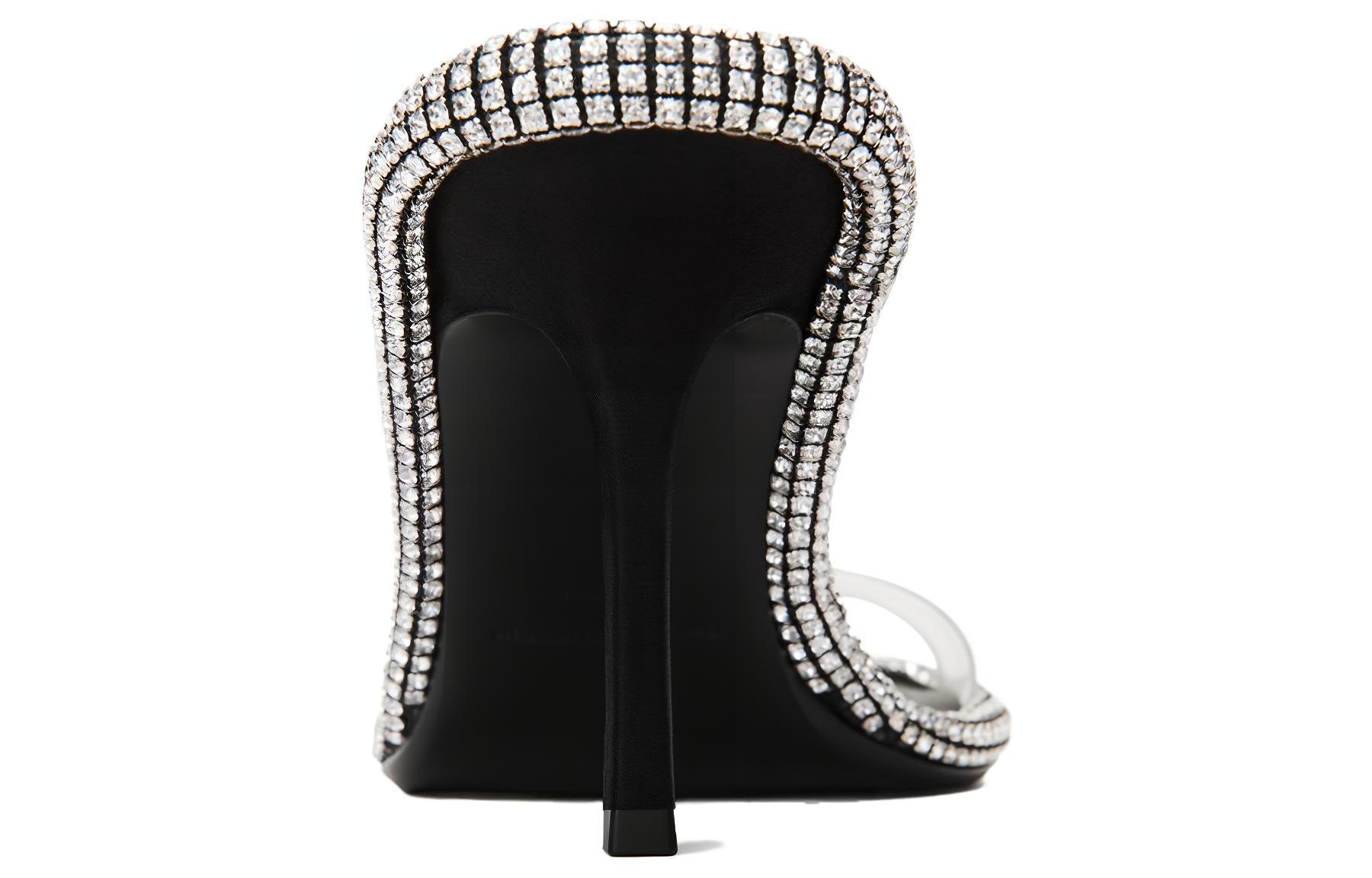 Purchase (W) アレキサンダー ワン キラ PVC ブラック ハイヒールスライド 30423S016001