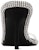 (W) Alexander Wang Kira PVC 'Sandal Tumit Tinggi Hitam' 30423S016001