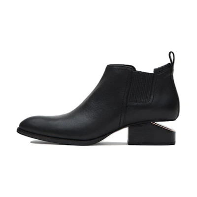 (W) Alexander Wang Kori Boot 'Black Calfskin Elastic'