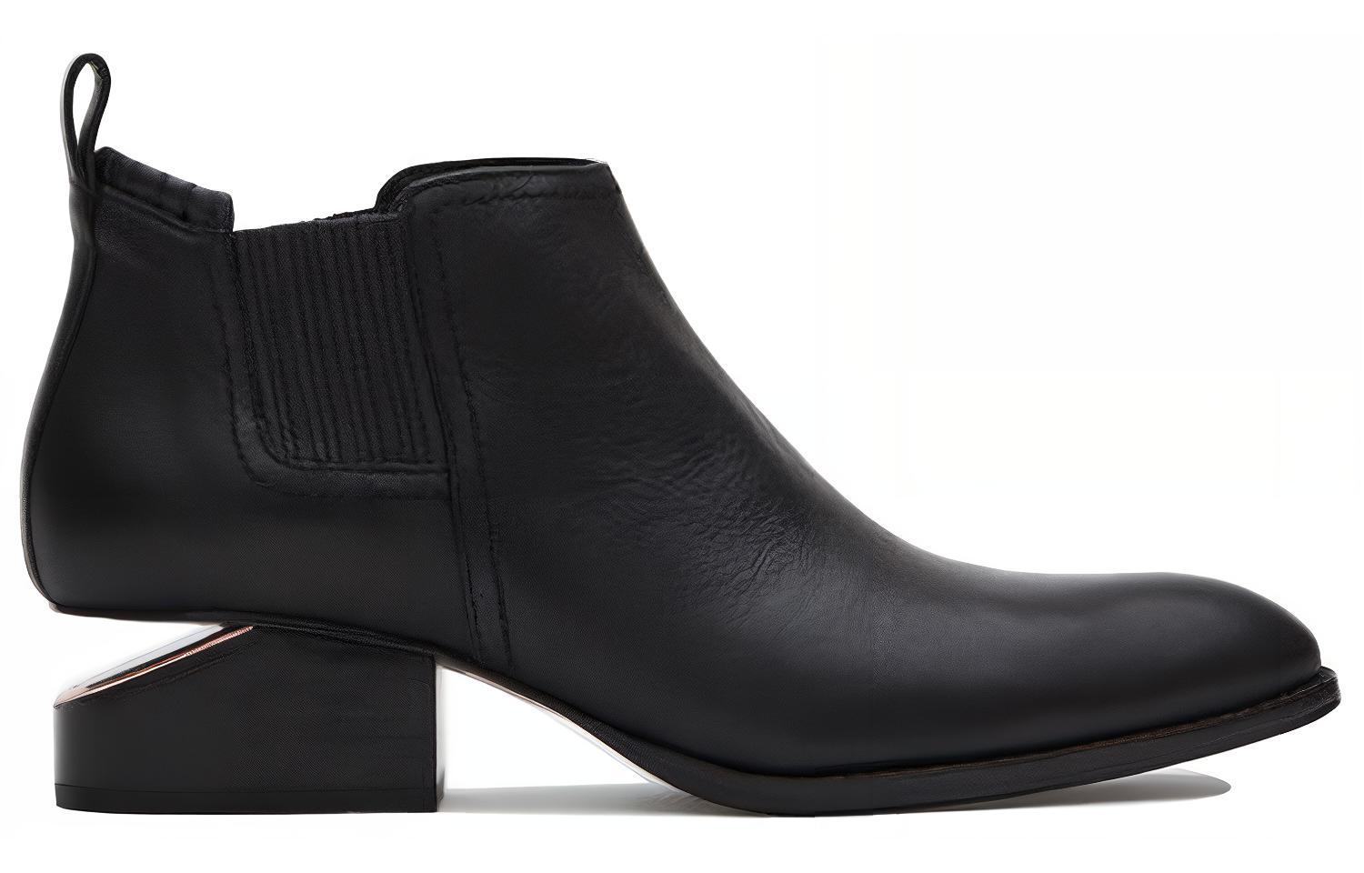 (W) Alexander Wang Kori Boot 'Black Calfskin Elastic' 圖 2