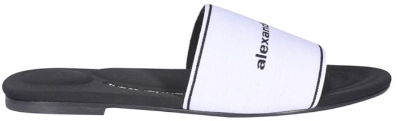 (W) Alexander Wang Kyra Flat 'Negro y Blanco' 30221S033 Order (W) Alexander Wang Kyra Flat 'Negro y Blanco' 30221S033