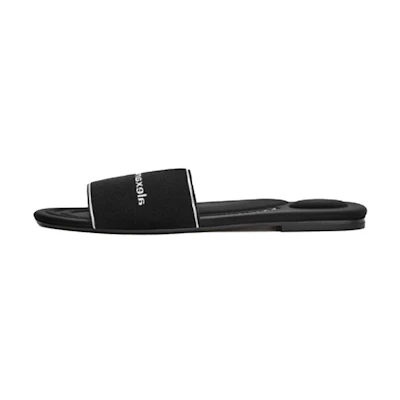 (W) Alexander Wang Kyra Slide 'Black Elastic'