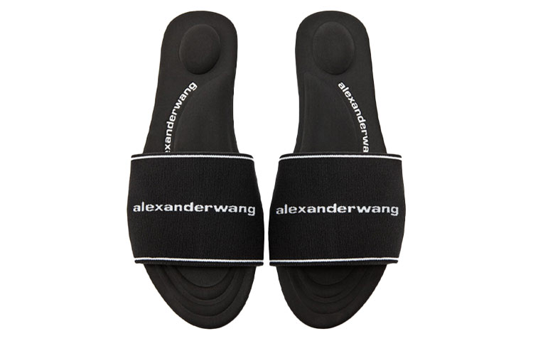 (W) Alexander Wang Kyra Slide 'Black Elastic' 圖 3