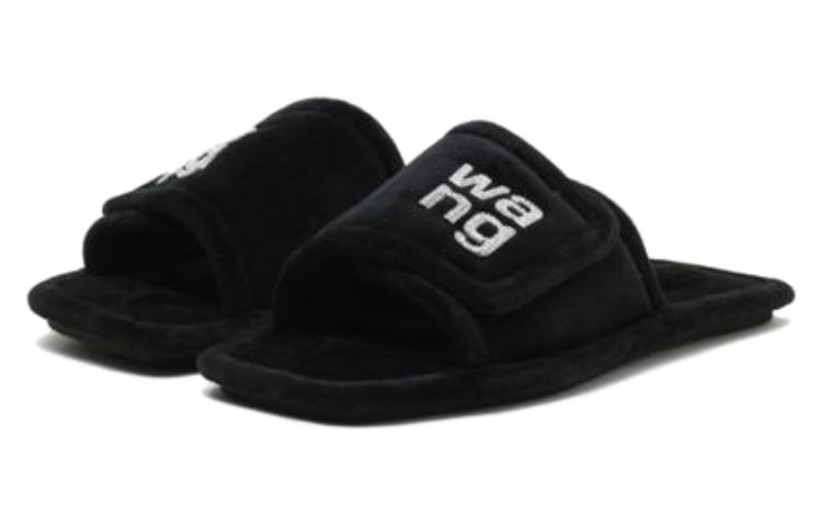 (W) Alexander Wang Lana Slides 'Crystal Logo Black' 圖 3