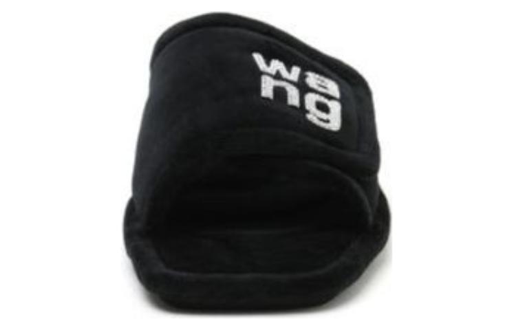 (W) Alexander Wang Lana Slides 'Crystal Logo Black' 圖 4