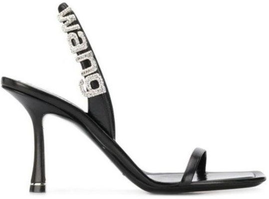 (Women) Alexander Wang Leather High-Heel Slip-On Fashion Slide 'Black' 30C120P072001 Order (Women) Alexander Wang Leather High-Heel Slip-On Fashion Slide 'Black' 30C120P072001