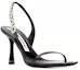 Lookbook (W) Alexander Wang Selip-Pakai Fesyen Tumit Tinggi Kulit 'Hitam' 30C120P072001