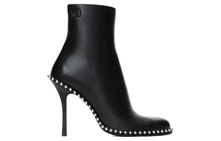 (W) Alexander Wang Leather Pointed Toe CMFT Ankle Boots 'Black' 圖 2