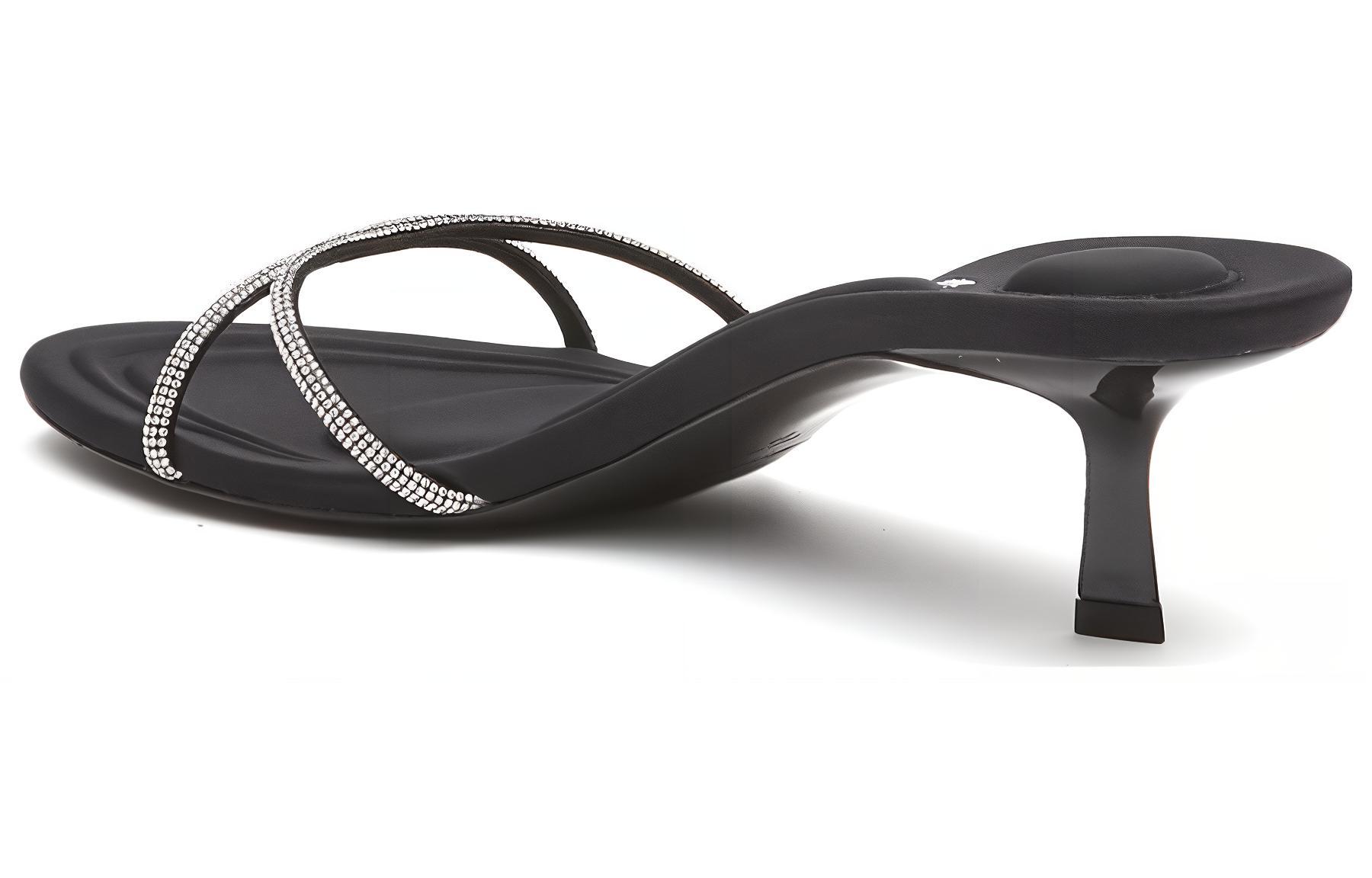 Shop (W) Sandal Kulit Hitam Slip-On 'Alexander Wang Fashion' 30422S004006