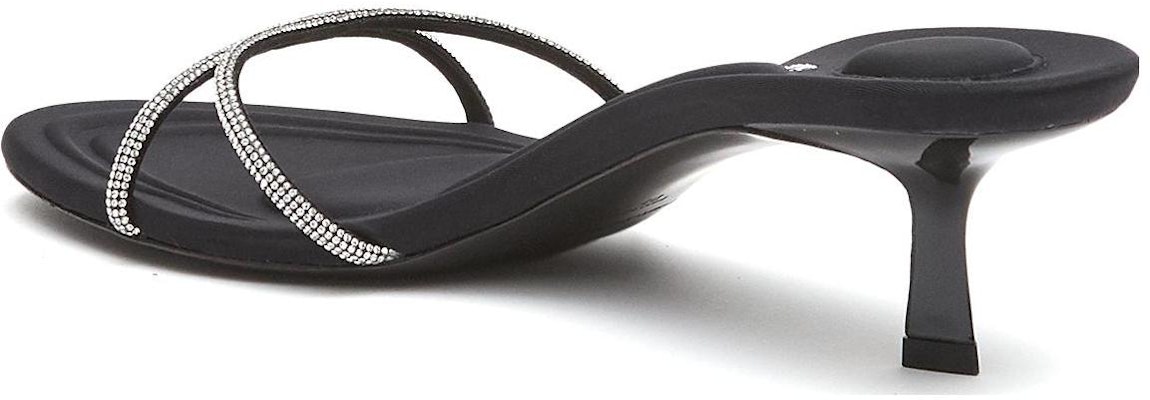 (W) Sandal Kulit Hitam Slip-On 'Alexander Wang Fashion' 30422S004006 Shop (W) Sandal Kulit Hitam Slip-On 'Alexander Wang Fashion' 30422S004006