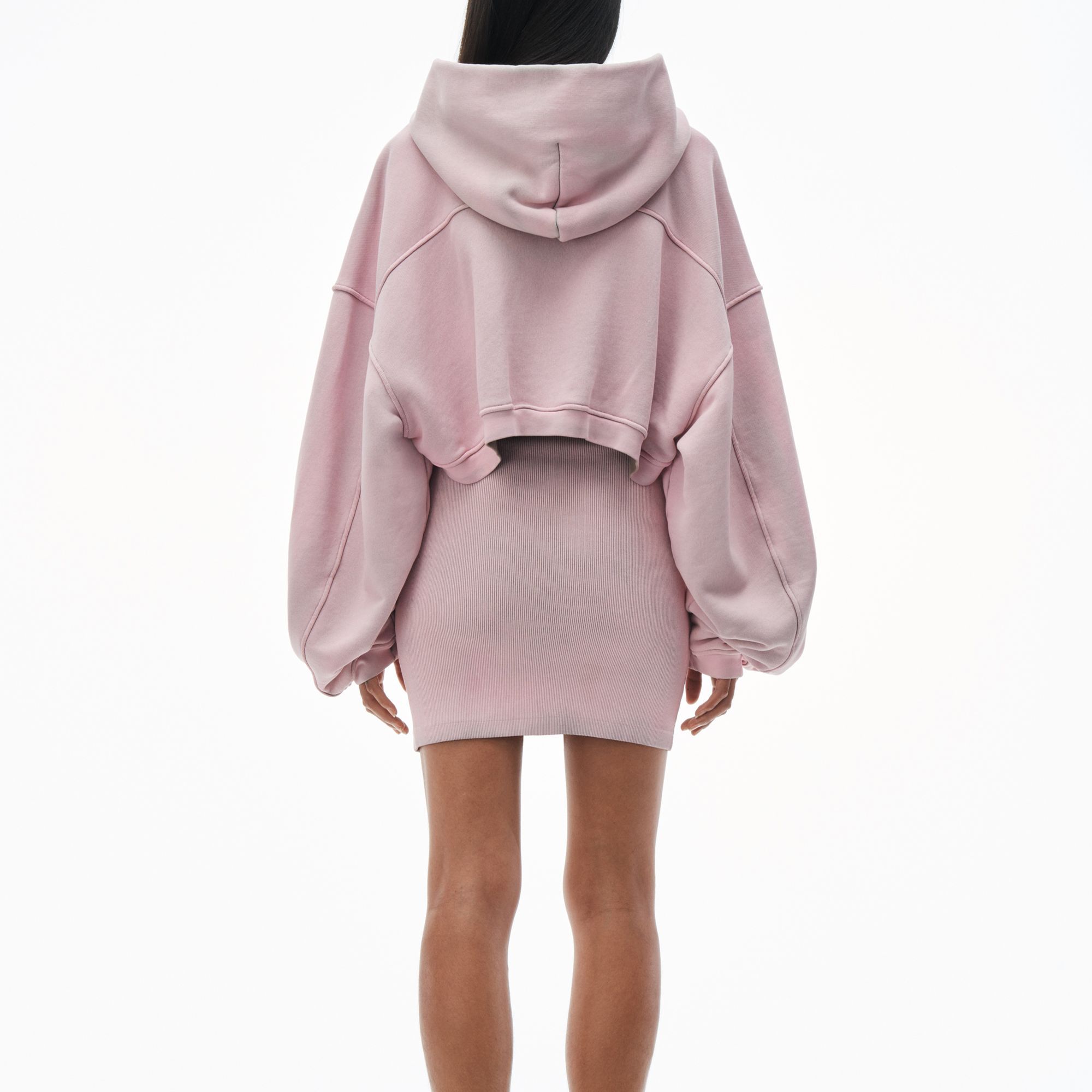 (Women) Alexander Wang Letter Logo Zip-Up Hoodie Pink (). 4CC2241495688A 圖 4