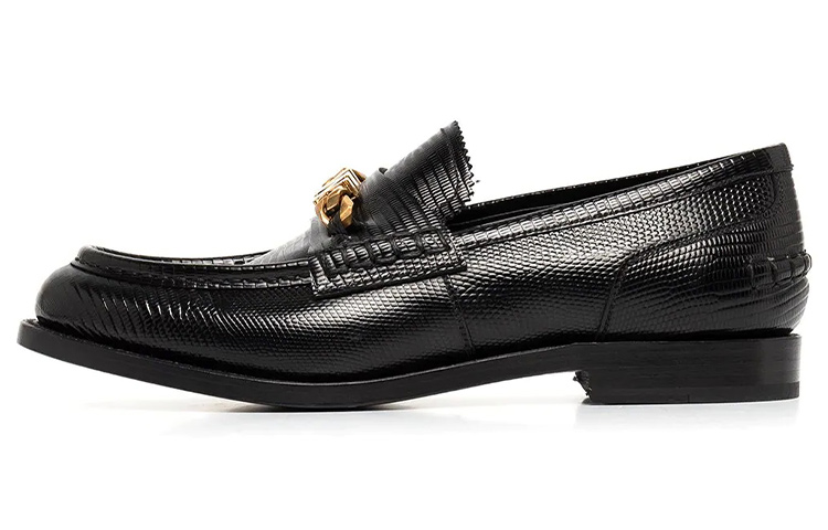 Buy (W) アレキサンダーワン レザーローファー (黒) 30322F021001