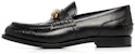 (W) Alexander Wang Loafer 'Kulit Fesyen Hitam' 30322F021001