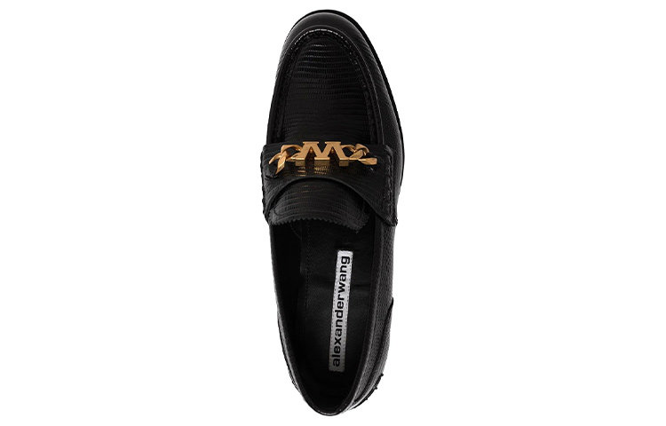 Lookbook (W) アレキサンダーワン レザーローファー (黒) 30322F021001