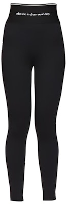 (Women) Alexander Wang Logo High-Waist Zip Leggings Black 1WC1204218-001 Buy (Women) Alexander Wang Logo High-Waist Zip Leggings Black 1WC1204218-001