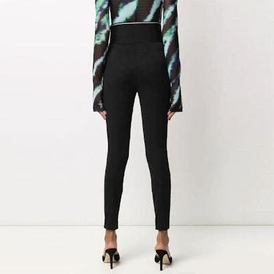 (Women) Alexander Wang Logo High-Waist Zip Leggings Black 1WC1204218-001 Shop (Women) Alexander Wang Logo High-Waist Zip Leggings Black 1WC1204218-001