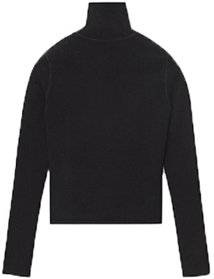 (W) 亞歷山大王標誌貼片黑色高領針織毛衣 4KC2201012 Lookbook (W) 亞歷山大王標誌貼片黑色高領針織毛衣 4KC2201012