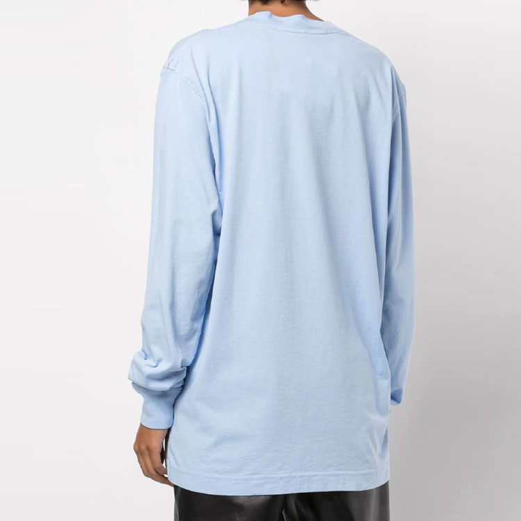 Purchase (W) 알렉산더 왕 로고 프린트 오버사이즈 긴팔 티셔츠. UCC1211024-458