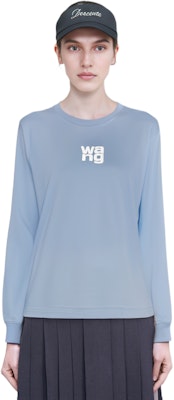 (W) 알렉산더 왕 로고 프린트 오버사이즈 긴팔 티셔츠. UCC1211024-458 Cheap (W) 알렉산더 왕 로고 프린트 오버사이즈 긴팔 티셔츠. UCC1211024-458