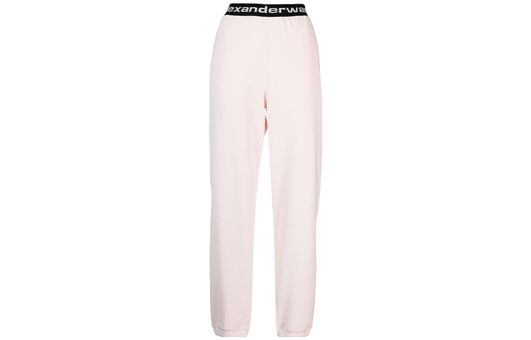 (Women) Alexander Wang Logo Stretch Corduroy Sweatpants Women’s Pink 4CC1204024-682