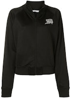(Women) Alexander Wang Logo Zip Jacket Women Black 4CC1202009-001 (Women) Alexander Wang Logo Zip Jacket Women Black 4CC1202009-001