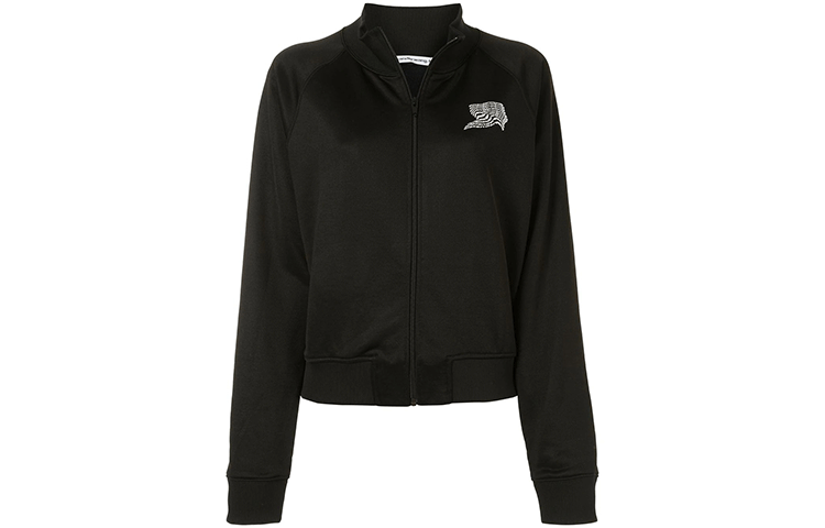 (Women) Alexander Wang Logo Zip Jacket Women Black 4CC1202009-001 圖 2