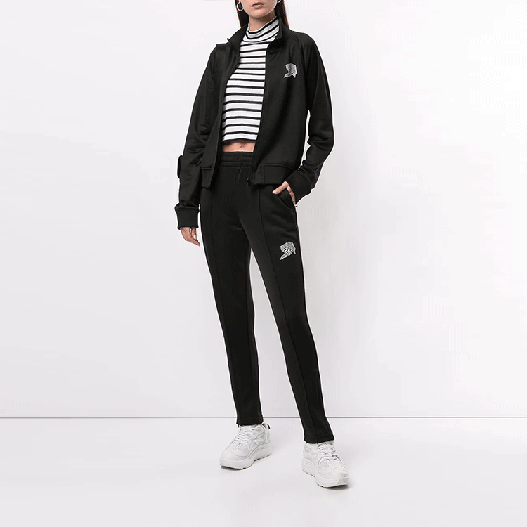 (Women) Alexander Wang Logo Zip Jacket Women Black 4CC1202009-001 圖 3