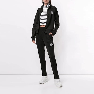 (W) Alexander Wang Jaket Logo Resleting Wanita Hitam 4CC1202009-001 Lookbook (W) Alexander Wang Jaket Logo Resleting Wanita Hitam 4CC1202009-001