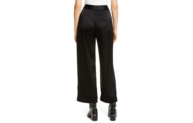 (Women) Alexander Wang Loose Straight-Leg Casual Pants Black 1WC1204253-001 圖 3