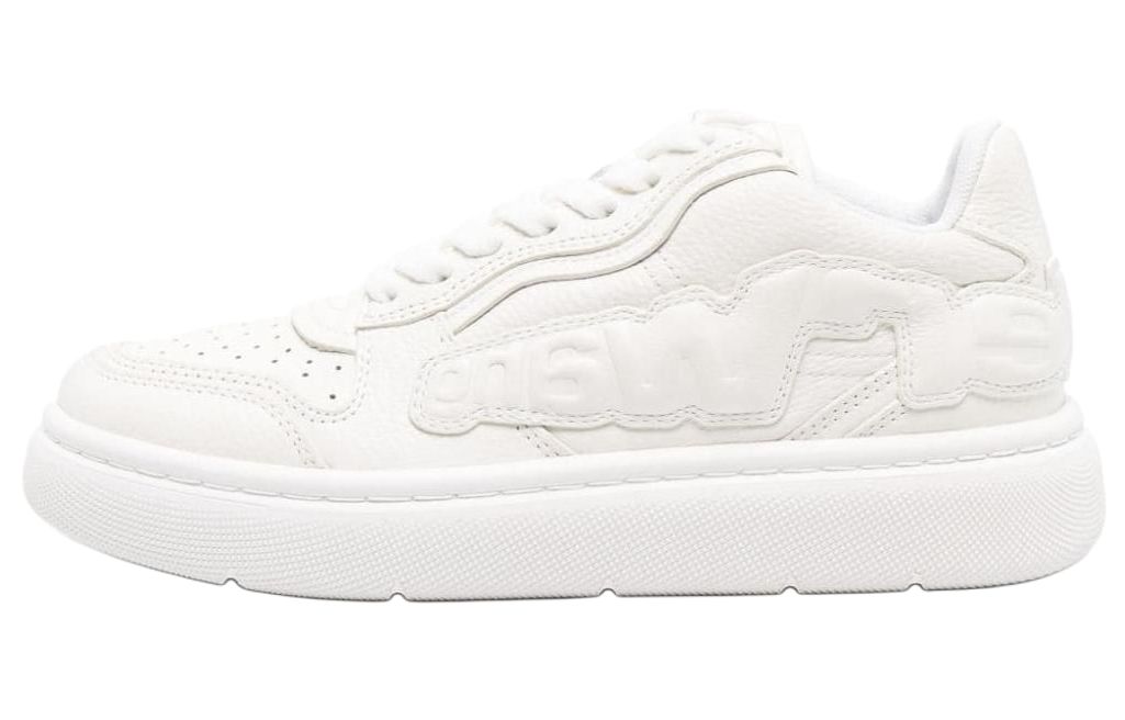 (Women) Alexander Wang Low-Top Sneakers White - Stylish & Comfortable Calf Leather 30124N031144