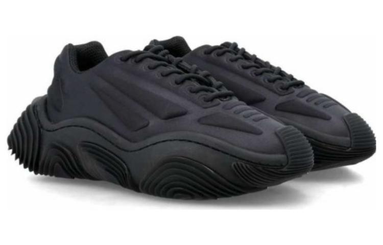 Lookbook 亞歷山大王 涤纶 厚底系帶 低幫 運動休閒鞋 女款 黑色