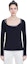 Shop (Women) Alexander Wang Midnight Blue Logo Knit Sweater 4KC1211024409