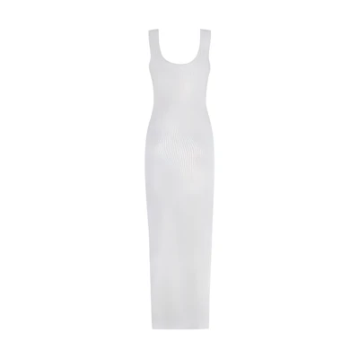 (Women) Alexander Wang Minimalist White Sleeveless Slim Fit Long Dress for Women. 4CC2246251-132A