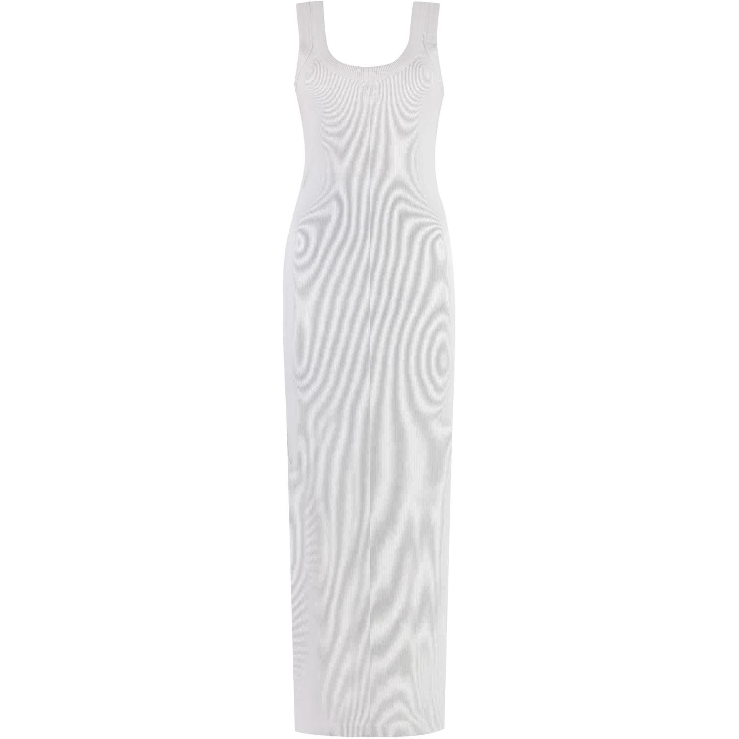 (Women) Alexander Wang Minimalist White Sleeveless Slim Fit Long Dress for Women. 4CC2246251-132A 圖 3