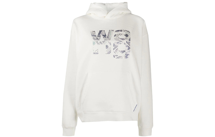 (Women) Alexander Wang Money Logo Hoodie White UCC2201018