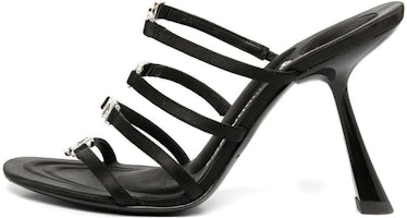 (Women) Alexander Wang Nala High Heel Round Toe Slide 'Black' 30123S015001 (Women) Alexander Wang Nala High Heel Round Toe Slide 'Black' 30123S015001
