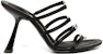 (W) Alexander Wang Nala Tumit Tinggi Hujung Bulat Slide 'Hitam' 30123S015001