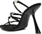 (W) Alexander Wang Nala Tumit Tinggi Hujung Bulat Slide 'Hitam' 30123S015001