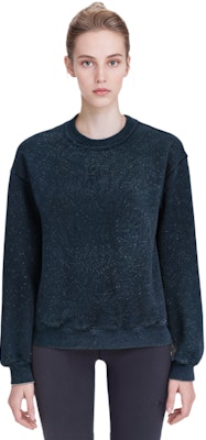 (W) Alexander Wang Blaus Biru Navy Bersulam Lengan Panjang Sweatshirt Wanita. 4CC3231658-065 Shop (W) Alexander Wang Blaus Biru Navy Bersulam Lengan Panjang Sweatshirt Wanita. 4CC3231658-065