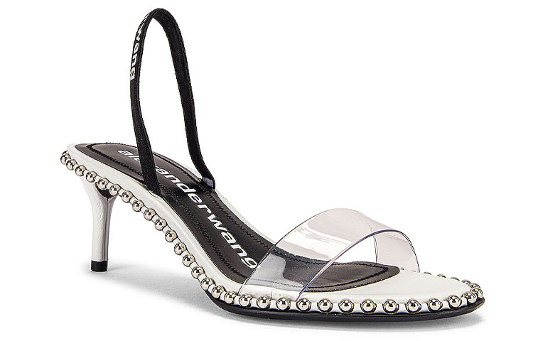 (W) Alexander Wang Nova High Heeled Sandals 'Black White' 圖 3