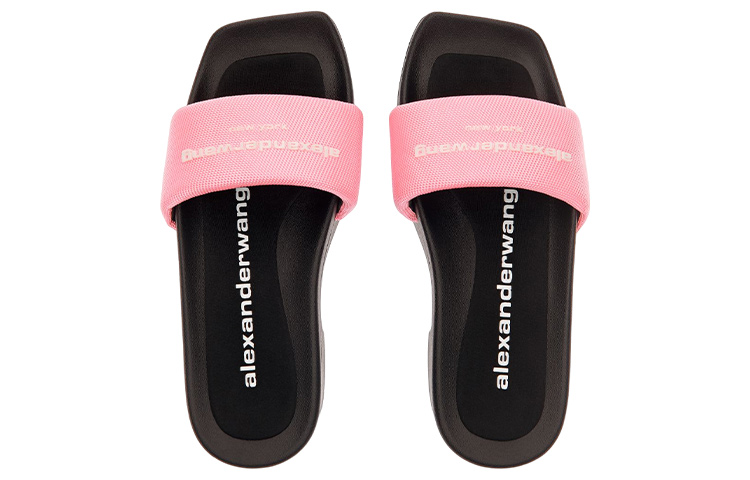 Lookbook (W) Alexander Wang Sandalia Plataforma Resistente al Agua Punta Cuadrada 'Rosa' 30322S020959