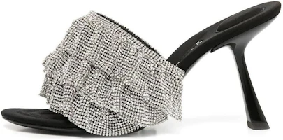 (Women) Alexander Wang Open-Toe Sock Sandal 'Black Silver' 30123S014001 (Women) Alexander Wang Open-Toe Sock Sandal 'Black Silver' 30123S014001