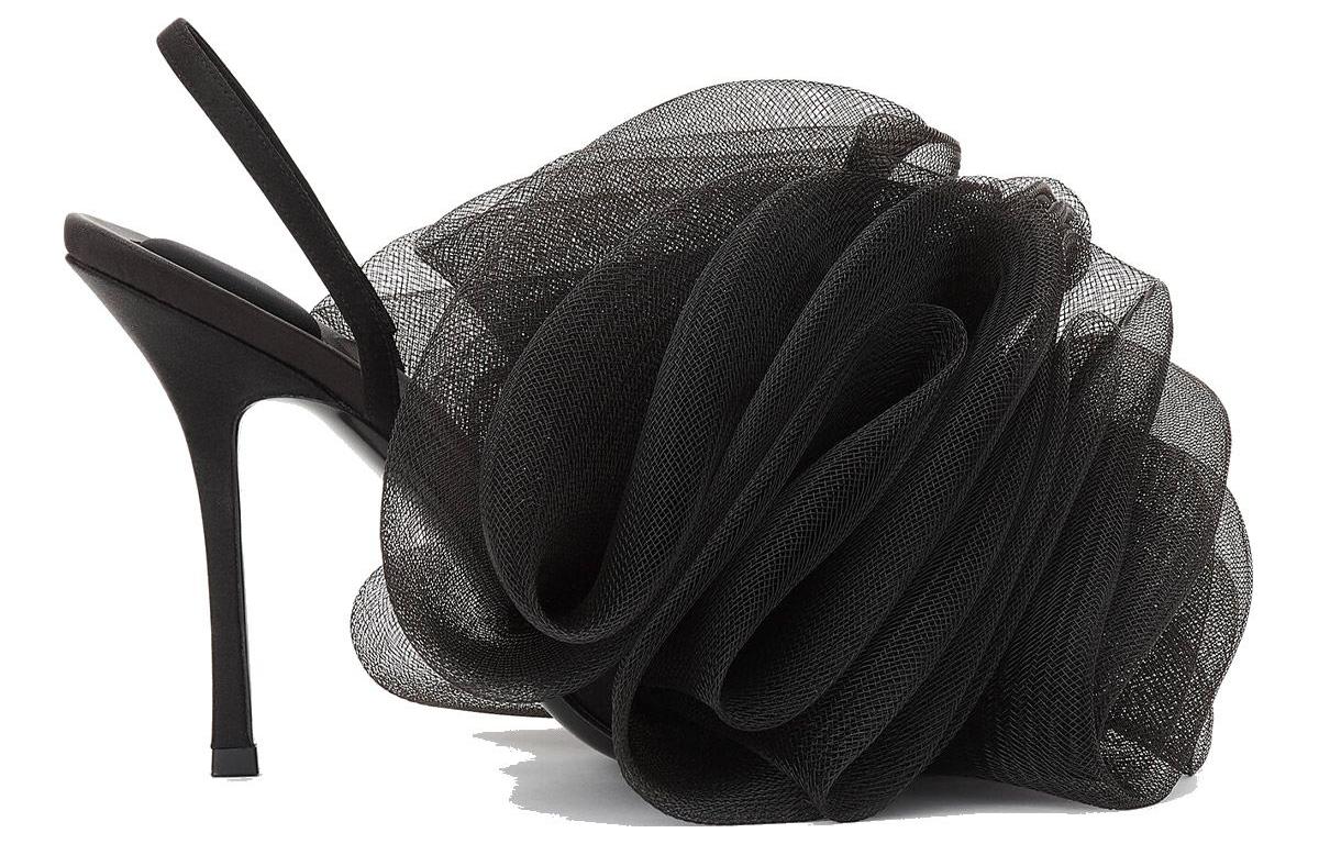 (W) Alexander Wang Open-Toe Sock Slip-On 'Black Fashion' 圖 2